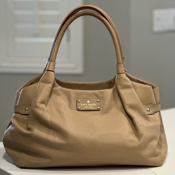 Beige Kate Spade Purse - Picture 1 of 8